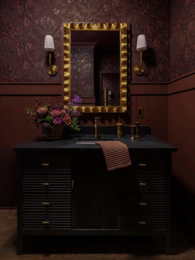 INTRODUCING // The Powder Bath at #ProjectDutchColonialDelight ✨

This moody space is a complete transformation from what once existed (swipe left to see a before photo). What began as a simple update quickly became an opportunity to rethink the entire back portion of this home. By introducing a proper entry, a dedicated mudroom, access to the back stairs and a connection to the kitchen, we were able to reimagine this bath with more space & character. A departure from our usual design aesthetic, the rich palette and layered textures felt right for this home and for the story we wanted to tell. Deep tones and thoughtful details come together create a sense of quiet luxury the moment you step inside this gem of a space. What do you think?

If thoughtful custom details like this speak to you, here’s how to work with us:
 
➡️ Dreaming up a custom new build or large scale renovation of your current home? We’d love to help shape it with you!

➡️ Did you know our design projects aren’t limited by location? We’re currently working in the Delray Beach-Boca Raton-Highland Beach area of Florida and have completed projects in New York, Connecticut, Delaware, Pennsylvania and beyond.

➡️ Don’t live locally but have - or are dreaming of - a home here in Hamilton, NY? No problem! Distance is not a barrier. Our team can work with you remotely to design, manage, and bring your vision to life!

➡️ Visit our website (link in profile) to complete our design questionnaire. Once submitted, Erika will be in touch to schedule a complimentary 20-minute discovery call. Let’s create something extraordinary together! ✨

Design & Details // @swankbydesign 
Builder // @brianendersconstruction 
Architect // @hkk_architects 
Project // Dutch Colonial Delight
Location // Hamilton, NY

#InteriorDesign #PowderBathDesign #BeforeAndAfter #HomeRenovation #DesignInspiration #MoodyInteriors #ClassicMeetsModern #InteriorDesigner #BathroomDesign #RenovationReveal #DesignDetails #SWANKByDesign